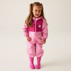 Mädchen Regenoveralls Regatta Mudplay Iii Suit Rosa Months-3 Years