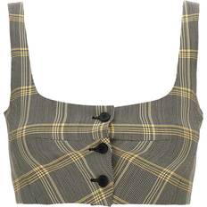 Checkered Blouses Marni Top Cropped Check IT