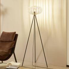 Bamboo Floor Lamps & Ground Lighting Lindby Lielle Ø40 Bamboo Floor Lamp