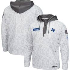 Sports Fan Apparel Colosseum Athletics Air Force Falcons OHT Military Appreciation Quarter-Zip Hoodie Arctic Camo, NCAA Men's Fleece/Jackets