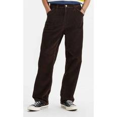 Sammet Jeans Levi's Workwear 568 Bruna, raka snickarjeans med passform-Brown