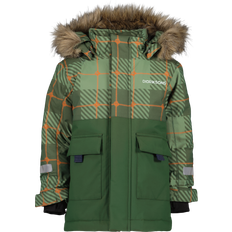 Didriksons Gröna Jackor Didriksons Polarbjörnen Printed Kids' Parka Grön