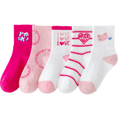 Shein Pairs Kids Socks Girls MidCalf Socks For ToddlerLittle Kids Years Old For Autumn