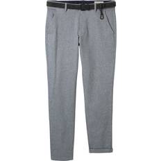 Lav talje Bukser Tom Tailor Denim Lærredsbukser - Grå