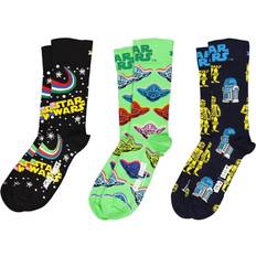 Happy Socks 3-pack Star Wars C-3PO And R2-D2 Gift Box Black pattern-2 41/46