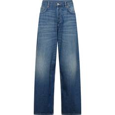 Weekday Astro Loose Fit Wide Leg Jeans - Streaky Blue Wash