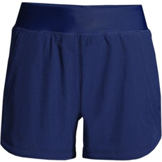 Lands' End Swimming Trunks Lands' End Womens Comfort Waist Curvy 5in Swim Short Panty Deep Sea Navy Regular