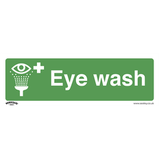 Worksafe Conditions Safety Sign - Eye Wash - Rigid Plastic