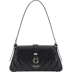 Guess Adi 4G Logo Shoulder Bag - Black