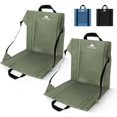 Voyager 2 Pack Folding Camping Chair Lightweight And Portable With Carry Handle Khaki One Size
