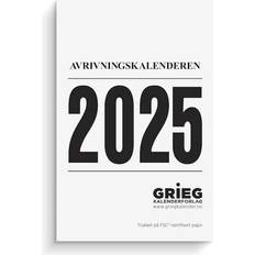 Måned Kalendere Avrivningskalender Grieg 2025 Medium