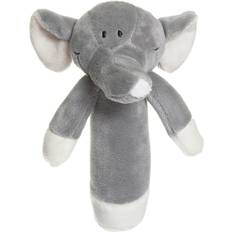 Teddykompaniet Teddykompaniet Diinglisar Elefant Rassel, Grau, Babyspielzeug