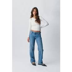 Jeans Gina Tricot Jeans Straight Fit - Dunkelblau