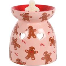 Red Wax Melt Gingerbread Man Oil Burner 12 cm Wax Melt