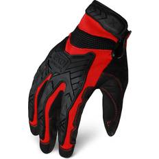 Workwear & Equipment Ironclad Ironclad EXO2-MIGR-04-L Motor Impact Gloves, Black/Red, Pair