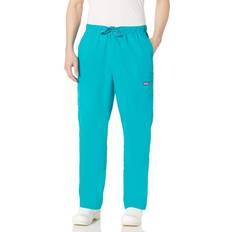 Workwear & Equipment Cherokee Medical Cargo Pants for Men Workwear Originals, Zipper Fly Scrubs for Men Plus 4000, 2XL, Teal Blue