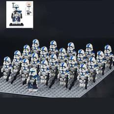 Lego 501st Bonxaif 21Pcs/Set Star Wars 501st Clone Troopers Rex Minifigures Set Fit Lego
