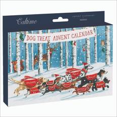 Woodmansterne Dog treat advent calendar traditional reindeer 24 door pet christmas novelty