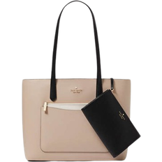 Kate Spade Staci Colorblock Leather Tote Set - Warm Beige Multi