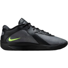 Gray - Men Basketball Shoes Nike Zoom Giannis Freak 6 M - Black/Cool Grey/Stadium Green/Volt