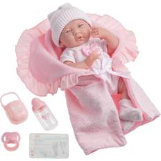 JC Toys La Newborn Deluxe Pink Layette Gift Set 15"