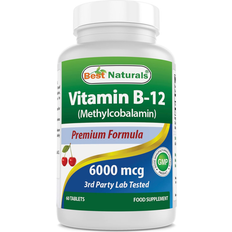 Best Naturals Vitamin B-12 AS Methylcobalamin 6000 mcg Tablet