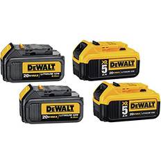 Dewalt 20V MAX* XR Premium Battery, 5.0 Ah & 3.0 Ah, 4-Pack DCB305-4