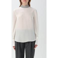 Natural - Woman Blouses Brunello Cucinelli Top Woman color White