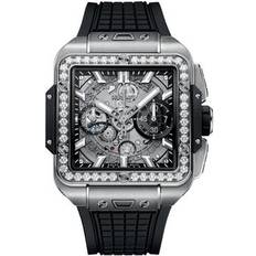 Hublot Watches Hublot Square Bang Unico Titanium Diamonds 42mm