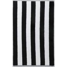 John Lewis ANYDAY Stripe Bath Mat Black/White