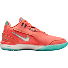 Snøring - Unisex Basketballsko Nike LeBron NXXT Gen AMPD - Mineral Blue/Sail/Light Wild Mango