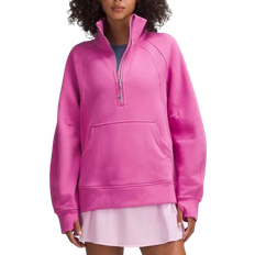 Lululemon Scuba Oversized Funnel-Neck Half Zip Long - Pow Pink Tone