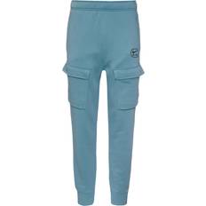 Men - Turquoise Trousers Nike Nike Swoosh Air Fleece Cargo Jogger Blue