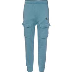 Men - Turquoise Trousers Nike Swoosh Air Fleece Cargo Jogger Blue