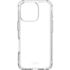 UAG Mobilskal UAG URBAN ARMOR GEAR Plyo Case kompatibelt med Apple iPhone 16 Pro-fodral trådlöst laddningsbart fodral, dropptåliga Air-Soft-hörn, upphöjd kant is transparent