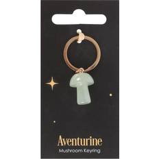 HALO Aventurine Crystal Mushroom Keyring