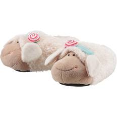 Weiß Hausschuhe NICI Sheep Jolly Candy Slippers - Beige/White