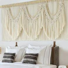 Extra Large Macrame Natural Wall Decor 190.5x88.9cm