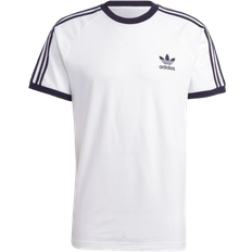 3XL - Slim T-shirts Adidas Originals Adicolor Classics 3 Stripes T-shirt - White