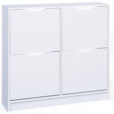 Bianco Arredamento e Accessori per l'ingresso Mid you Westphalen white Portascarpe 100x90cm