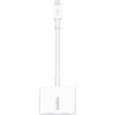 Belkin RockStar Audio+Charge Lightning - 2x Lightning Adapter M-F