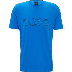 HUGO BOSS T-shirts HUGO BOSS Jagged 1 Short Sleeved T-shirt - Light Blue