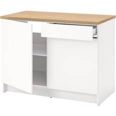 IKEA Förvaringsskåp IKEA Knoxhult White/Natural Förvaringsskåp 120x91cm