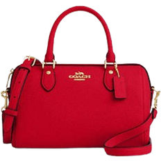 Coach Rowan Satchel Bag - Gold/Bold Red