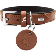 Hunter Larvik Leather Dog Collar 60