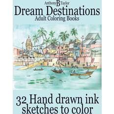 Dream Destinations Adult Coloring Books