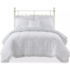 Jla Home Catherine Ruffled Duvet Cover White