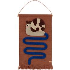 OYOY Tapis Mural En Laine Marron