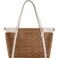 Coach Totes & Shopping Bags Coach Baby Bag In Signature Canvas - Gold/Khaki/Chalk