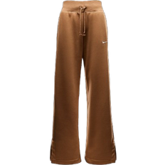 Nike Sportswear Phoenix Fleece Women's High Waisted Wide Leg Sweatpants - Flax/Sail